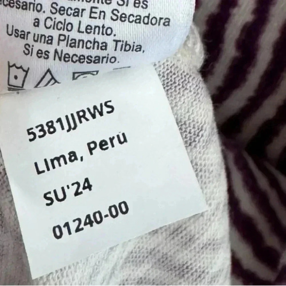 NATION LTD | NWT '24 Genevieve Midi Dress Wavy Stripe | Relaxed Scoop Tank XXL - Picture 10 of 12